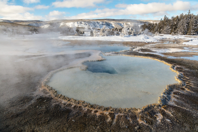 Yellowstone’s ‘thumping’ hot springs