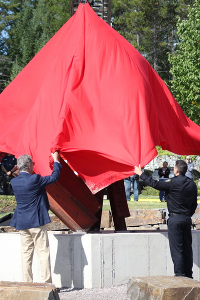 Twin Towers’ steel beams unveiled at Whitefish 9/11 memorial