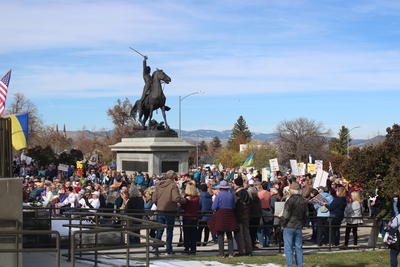 No Kings rallies in Missoula, Helena quieter, but crowds focus on voting