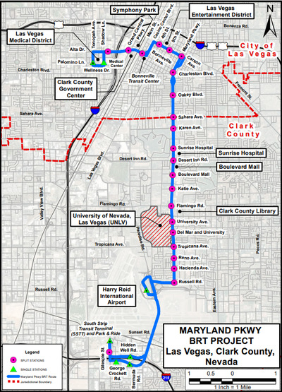 NV gets $150M for enhanced public transit along Maryland Parkway corridor