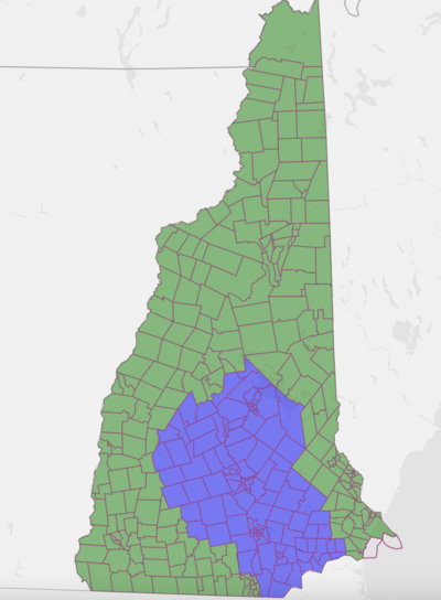 Local 93 Map ‘I-93’ congressional district map passes House committee | News From ...