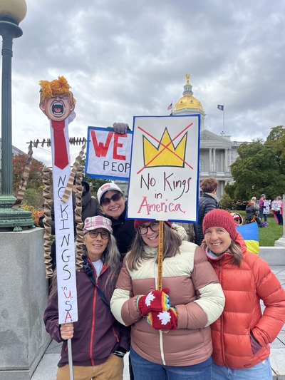 Latest No Kings protest urges Granite Staters to vote