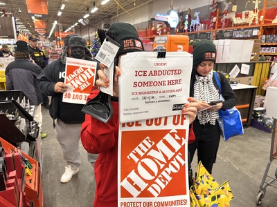 Anti-ICE protestors target Home Depot to denounce immigration arrests