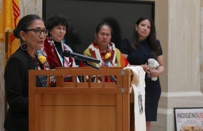 NM Oil and Gas Association president tells conference crowd to oppose Deb Haaland’s bid for governor
