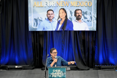 Buttigieg rallies for Haaland, Vasquez in Las Cruces