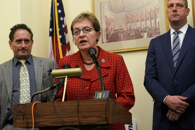 US Rep. Marcy Kaptur with Rep. Andy Levin and Rep. Tim Ryan