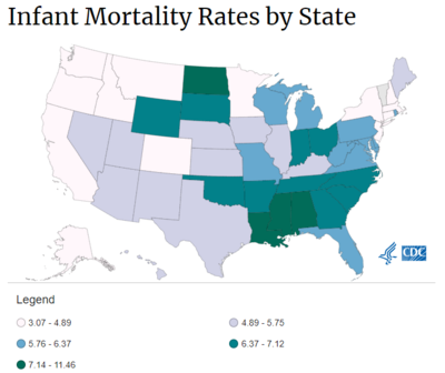 More Black babies die in Ohio before their first birthday when compared white babies