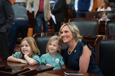 Less than 10% of Ohio lawmakers are moms of minor children. They say it informs their lawmaking.