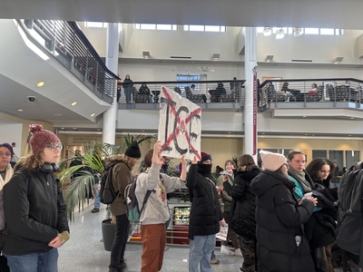 Three people arrested while protesting Customs and Border Patrol recruiters at Ohio State University