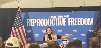 Shapiro kicks off Harris campaign’s ‘Fighting for Reproductive Freedom’ bus tour in Philadelphia