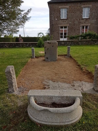 The planned location of the memorial to nine soldiers from the 28th Division killed in the liberation of Gathemo, France. (Courtesy of Christophe Clement)