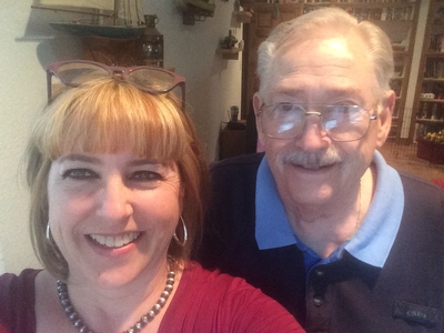 Staff at a Genesis HealthCare nursing home delayed hospitalizing James Sanderson, seen here with daughter Erin Pearson, for a week after he showed symptoms of a bowel obstruction, according to a lawsuit. (Photo courtesy of Erin S. Pearson)