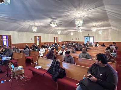 A community meeting held by BlueOval Good Neighbors Committee in Mason, Tenn. (Photo: Submitted)