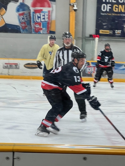 Phillip Faragalli underwent surgery on his elbow in early 2023 so he could continue being active and playing ice hockey. Trying to get an estimate for how much the procedure would cost was frustrating, he said. (Photo: Courtesy Phillip Faragalli)