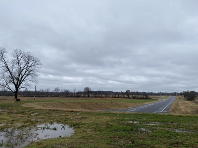 A road with no outlet sits on a plot of land currently home to the Rockin' Roll Hatchie Trails in Brownsville, Tennessee in December 2024. The road will ultimately lead to land leveled for industrial development, which will wipe out about 1/3 of the trails. (Photo: Cassandra Stephenson)