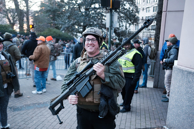 Capitol gun rally: 22,000 attendees, one arrest, no violence