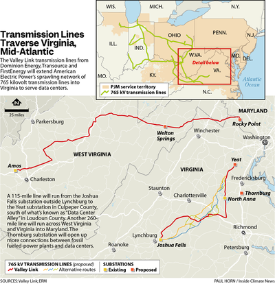 Residents wrangle over transmission line proposal for rural Virginia