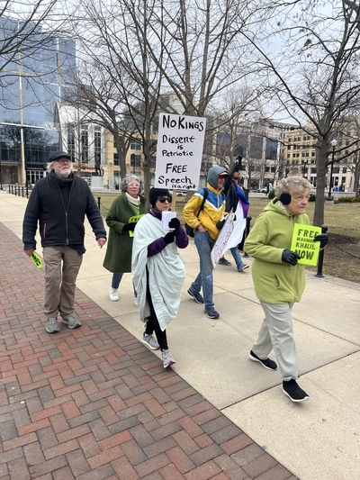 Small Size Protest Big worries, small protest as Trump and Musk threaten livelihoods and ...