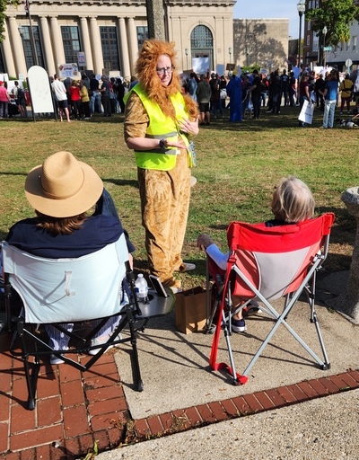 Big turnout for No Kings protests across Wisconsin Saturday