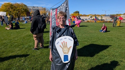 Big turnout for No Kings protests across Wisconsin Saturday