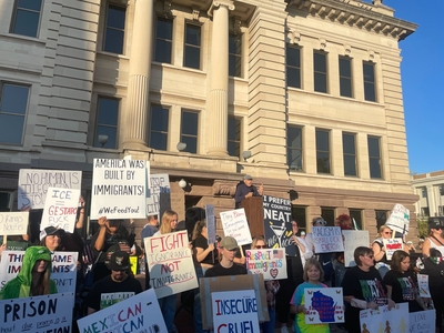 Big turnout for No Kings protests across Wisconsin Saturday