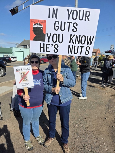 Big turnout for No Kings protests across Wisconsin Saturday