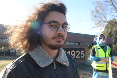 Raúl Ríos, an activist with both Comité Sin Fronteras and Party for Socialism and Liberation. (Photo by Isiah Holmes/Wisconsin Examiner)