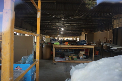 A look inside the ICE facility being built on Milwaukee's Northwest side. (Photo by Isiah Holmes/Wisconsin Examiner)