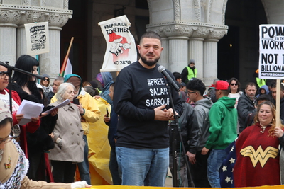 Kareem Sarsour, son of Salah Sarsour, who was detained by ICE in late March 2026. (Photo by Isiah Holmes/Wisconsin Examiner)