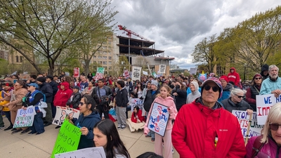 Protesters in Madison march in solidarity with immigrants during May Day actions