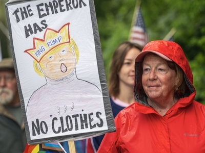 ‘People are angry’: Thousands turn out across Maine to protest Trump