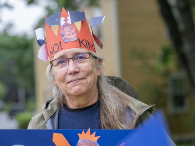 ‘People are angry’: Thousands turn out across Maine to protest Trump