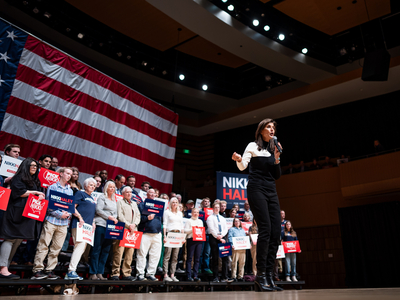 In Utah rally, Nikki Haley calls to stop shift in Republican party