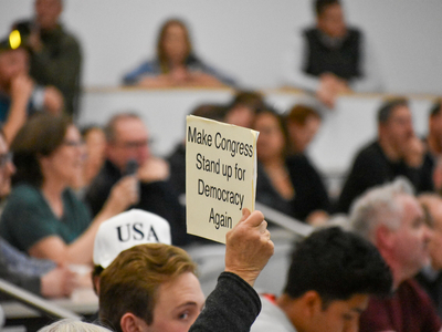 Reps. Maloy, Kennedy heckled and shouted down during rowdy University of Utah town hall