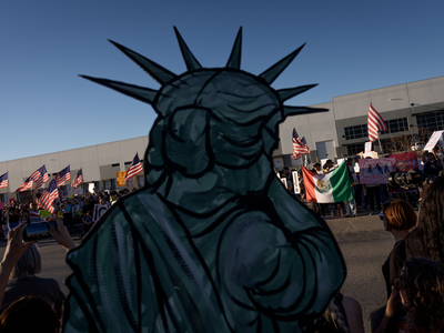 Hundreds demand ‘ICE out’ of Salt Lake warehouse set to become detention center