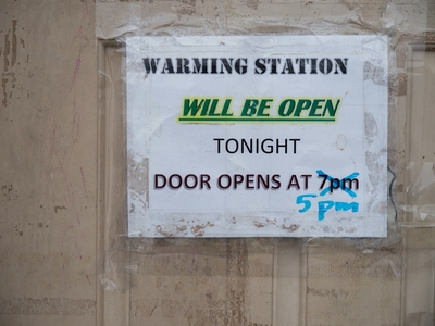 The Code Blue Warming Station in Amarillo opened two hours earlier than usual on Friday in anticipation of the freezing temperatures expected over weekend.