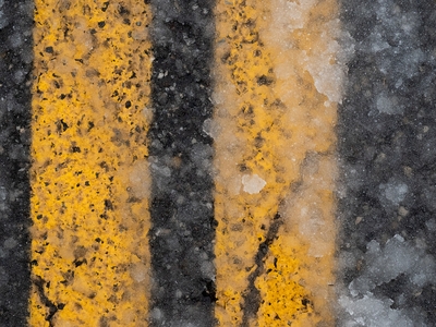 A blanket of ice formed over northwest Longview streets as the winter storm entered East Texas on Saturday.