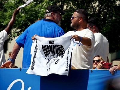 Nearly 500,000 line parade route to celebrate Oklahoma City Thunder’s championship victory