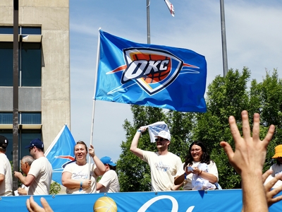 Nearly 500,000 line parade route to celebrate Oklahoma City Thunder’s championship victory