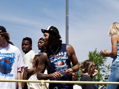 Nearly 500,000 line parade route to celebrate Oklahoma City Thunder’s championship victory