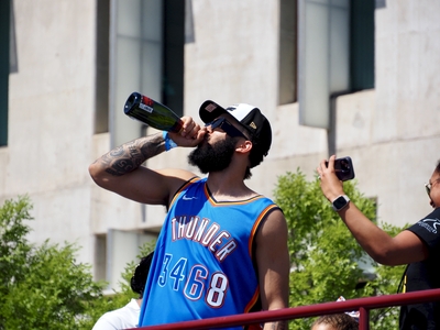 Nearly 500,000 line parade route to celebrate Oklahoma City Thunder’s championship victory