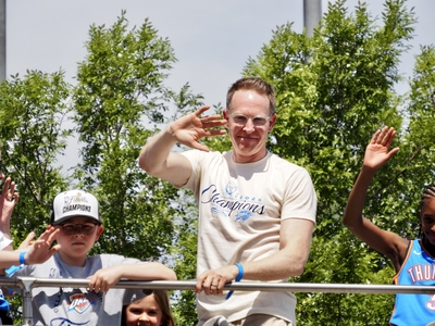 Nearly 500,000 line parade route to celebrate Oklahoma City Thunder’s championship victory
