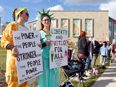 ‘I love America:’ Thousands join No Kings rallies in 11 North Dakota cities