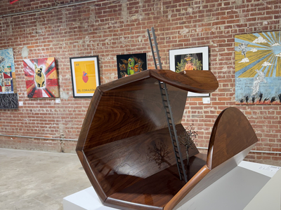 Old Omaha potato chip factory produces paintings, pottery, art pieces