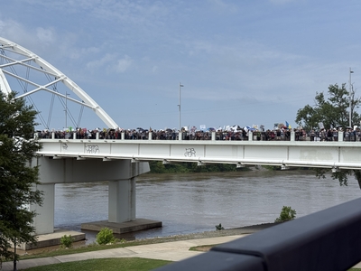 Thousands turn out for Arkansas ‘No Kings’ protests