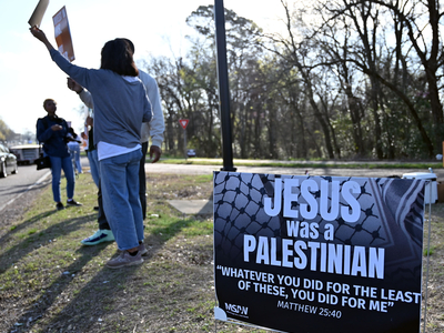 Jackson protest focuses on attack on Iran, treatment of Palestinians and crackdown on immigration