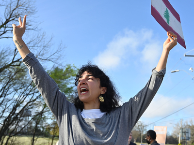 Jackson protest focuses on attack on Iran, treatment of Palestinians and crackdown on immigration