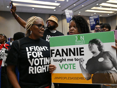 ‘We’re ready to fight’: Thousands protest Mississippi redistricting and rally for voting rights
