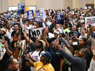 ‘We’re ready to fight’: Thousands protest Mississippi redistricting and rally for voting rights