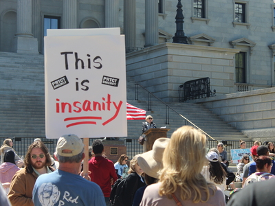 At SC’s No Kings protest, more than 1,000 protesters urged to do more to make political change